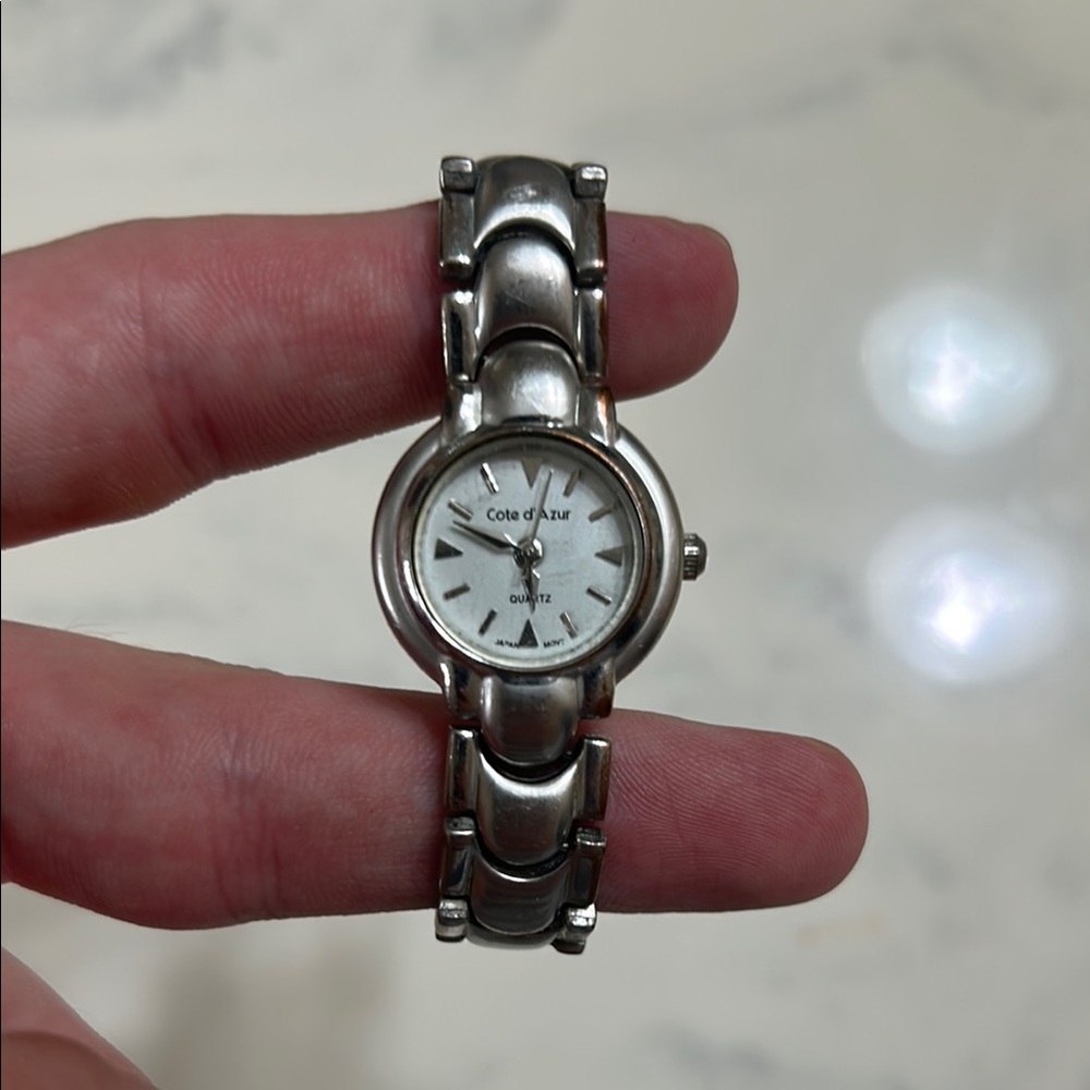 Côte d’Azur Silver Watch